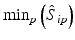 $$ { \min}_p\left({\hat{S}}_{ip}\right) $$